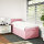 vidaXL Boxspringbett mit Matratze Rosa 80x200 cm Samt