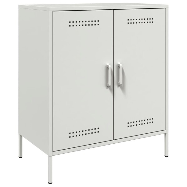 vidaXL Sideboard Wei&szlig; 68x39x79 cm Stahl