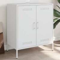 vidaXL Sideboard Wei&szlig; 68x39x79 cm Stahl