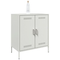 vidaXL Sideboard Wei&szlig; 68x39x79 cm Stahl