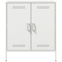 vidaXL Sideboard Wei&szlig; 68x39x79 cm Stahl