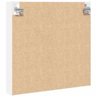 vidaXL Vitrinenschrank Wei&szlig; 60x8,5x58 cm Holzwerkstoff