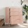 vidaXL Sideboard Rosa 68x39x89 cm Stahl