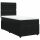 vidaXL Boxspringbett mit Matratze Schwarz 100x200 cm Samt