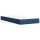 vidaXL Boxspringbett mit Matratze Blau 90x190 cm Stoff