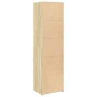 vidaXL Highboard Sonoma-Eiche 50x41x185 cm Holzwerkstoff