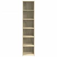 vidaXL Highboard Sonoma-Eiche 40x41x185 cm Holzwerkstoff