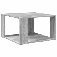 vidaXL Couchtisch Grau Sonoma-Eiche 51,5x51,5x30 cm Holzwerkstoff