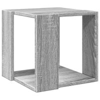 vidaXL Couchtisch Grau Sonoma-Eiche 32x32x30 cm Holzwerkstoff