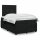 vidaXL Boxspringbett mit Matratze Schwarz 120x200 cm Samt