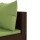 vidaXL 8-tlg. Garten-Lounge-Set mit Kissen Braun Poly Rattan