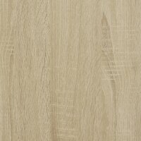 vidaXL Wandregal Sonoma-Eiche 100x20x53 cm Holzwerkstoff