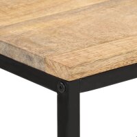 vidaXL Konsolentisch 70x35x70 cm Raues Massivholz Mango