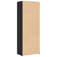 vidaXL Highboard Schwarz 70x42,5x185 cm Holzwerkstoff