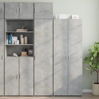 vidaXL Wandschrank Betongrau 45x42,5x40 cm Holzwerkstoff