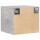 vidaXL Wandschrank Betongrau 45x42,5x40 cm Holzwerkstoff