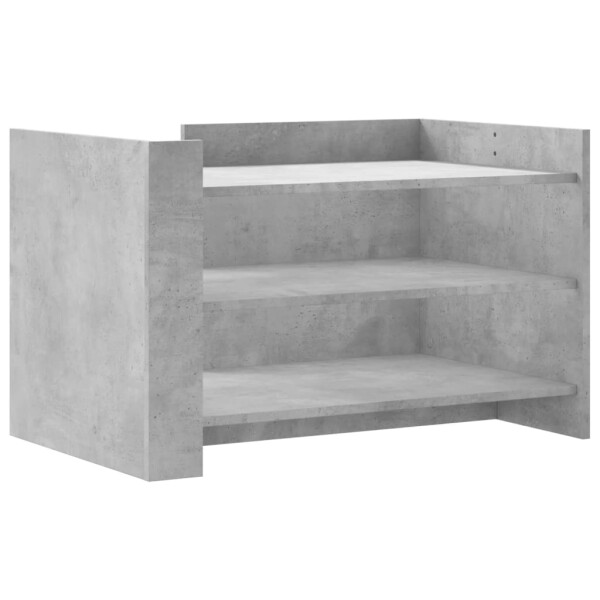 vidaXL Couchtisch Betongrau 80x50x50 cm Holzwerkstoff