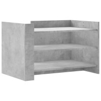 vidaXL Couchtisch Betongrau 80x50x50 cm Holzwerkstoff