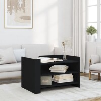 vidaXL Couchtisch Schwarz 80x50x50 cm Holzwerkstoff