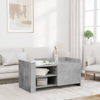 vidaXL Couchtisch Betongrau 100x50x50 cm Holzwerkstoff