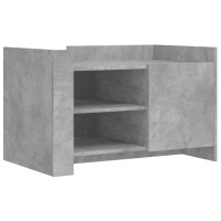 vidaXL Couchtisch Betongrau 80x50x50 cm Holzwerkstoff