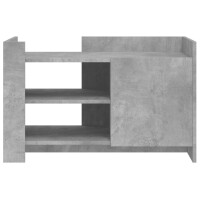 vidaXL Couchtisch Betongrau 80x50x50 cm Holzwerkstoff