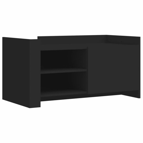 vidaXL Couchtisch Schwarz 100x50x50 cm Holzwerkstoff