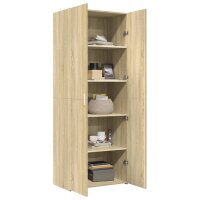 vidaXL Highboard Sonoma-Eiche 70x42,5x185 cm Holzwerkstoff