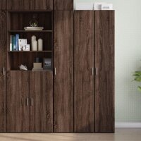 vidaXL Highboard Braun Eichen-Optik 30x42,5x185 cm...