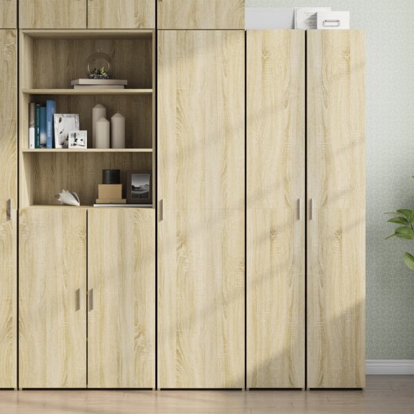 vidaXL Highboard Sonoma-Eiche 45x42,5x185 cm Holzwerkstoff