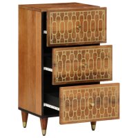 vidaXL Beistellschrank 40x33x75 cm Massivholz Mango