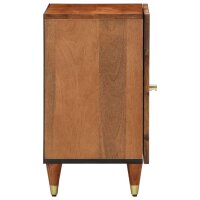 vidaXL Badschrank 38x33x58 cm Massivholz Mango