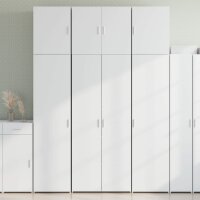 vidaXL Highboard Weiß 80x42,5x249 cm Holzwerkstoff