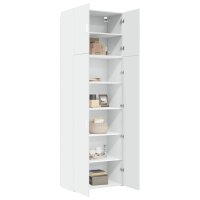 vidaXL Highboard Wei&szlig; 80x42,5x249 cm Holzwerkstoff