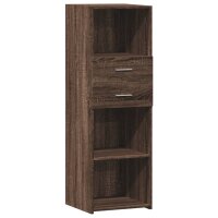 vidaXL Highboard Braun Eichen-Optik 40x42,5x124 cm Holzwerkstoff