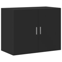 vidaXL Highboard Schwarz 80x42,5x249 cm Holzwerkstoff