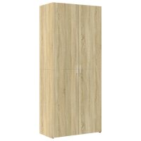 vidaXL Highboard Sonoma-Eiche 80x42,5x249 cm Holzwerkstoff