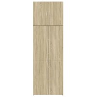 vidaXL Highboard Sonoma-Eiche 80x42,5x249 cm Holzwerkstoff