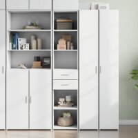 vidaXL Highboard Wei&szlig; 40x42,5x185 cm Holzwerkstoff