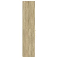 vidaXL Highboard Sonoma-Eiche 40x42,5x185 cm Holzwerkstoff