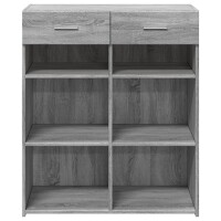 vidaXL Sideboard Grau Sonoma 80x42,5x93 cm Holzwerkstoff