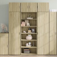 vidaXL Highboard Sonoma-Eiche 70x41x185 cm Holzwerkstoff