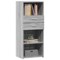 vidaXL Highboard Grau Sonoma 50x42,5x124 cm Holzwerkstoff