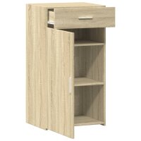 vidaXL Sideboard Sonoma-Eiche 50x42,5x93 cm Holzwerkstoff