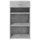 vidaXL Sideboard Betongrau 50x42,5x93 cm Holzwerkstoff