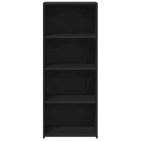 vidaXL Highboard Schwarz 50x41x124 cm Holzwerkstoff