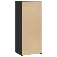 vidaXL Highboard Schwarz 50x41x124 cm Holzwerkstoff