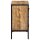 vidaXL Sideboard 70x35x70 cm Massives Raues Mangoholz