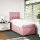 vidaXL Boxspringbett mit Matratze Rosa 90x190 cm Samt