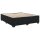 vidaXL Boxspringbett mit Matratze Schwarz 200x200 cm Samt